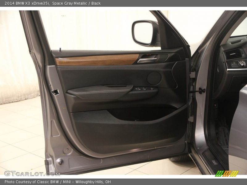 Space Gray Metallic / Black 2014 BMW X3 xDrive35i