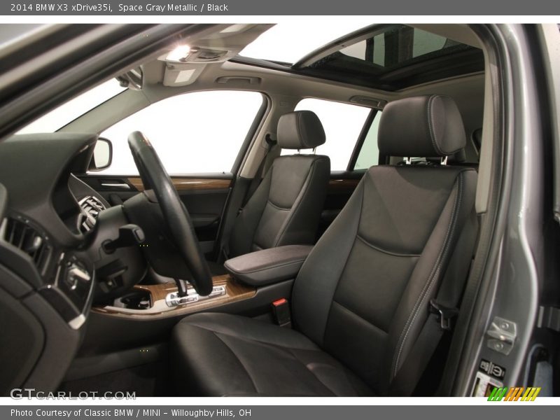 Space Gray Metallic / Black 2014 BMW X3 xDrive35i