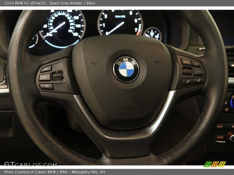 Space Gray Metallic / Black 2014 BMW X3 xDrive35i