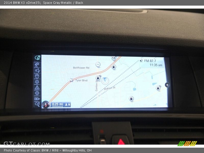 Space Gray Metallic / Black 2014 BMW X3 xDrive35i