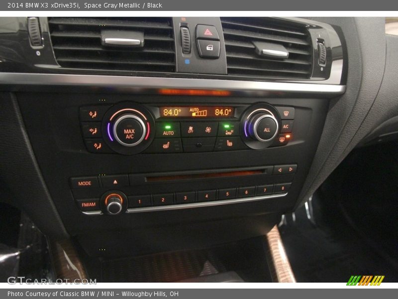 Space Gray Metallic / Black 2014 BMW X3 xDrive35i
