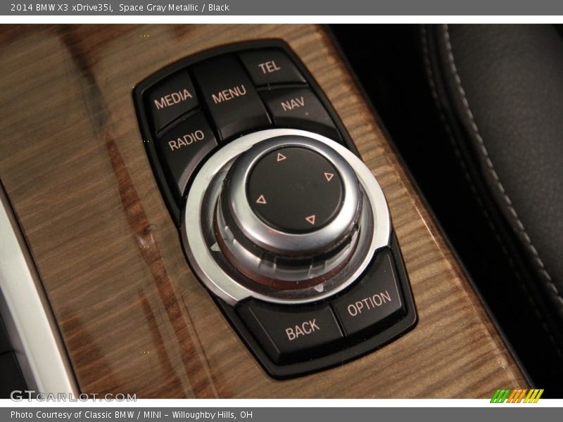 Space Gray Metallic / Black 2014 BMW X3 xDrive35i