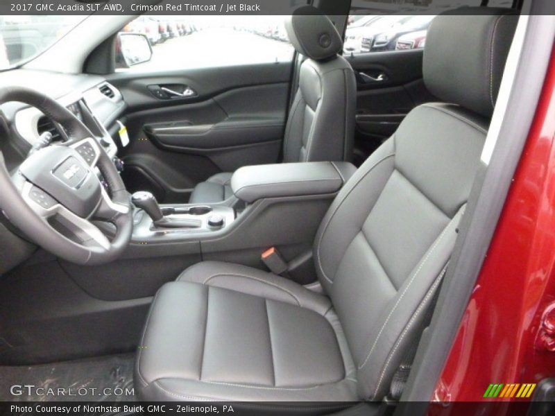Crimson Red Tintcoat / Jet Black 2017 GMC Acadia SLT AWD