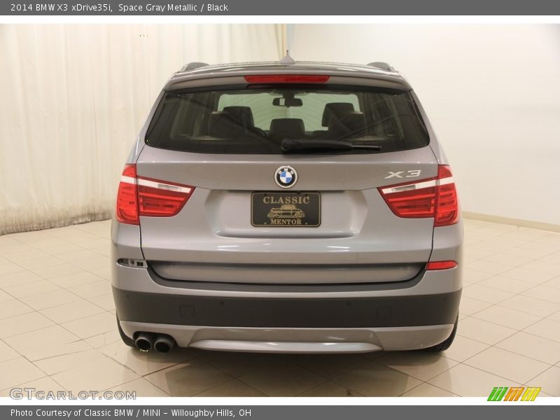 Space Gray Metallic / Black 2014 BMW X3 xDrive35i