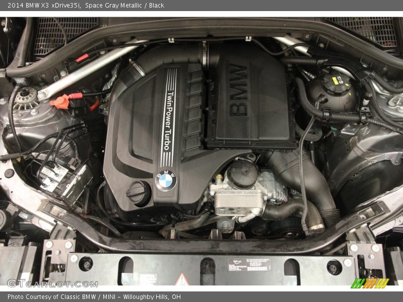 Space Gray Metallic / Black 2014 BMW X3 xDrive35i