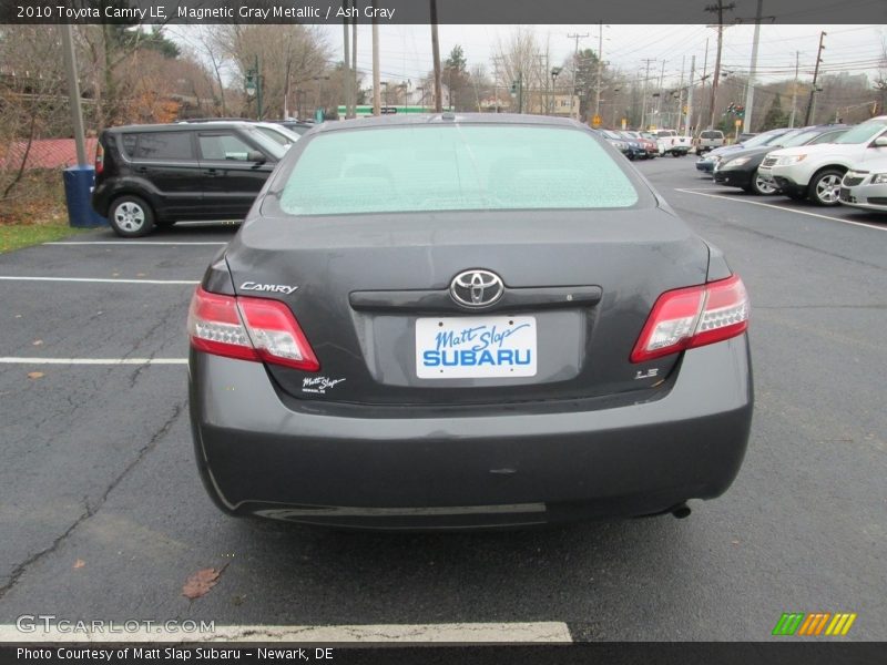 Magnetic Gray Metallic / Ash Gray 2010 Toyota Camry LE
