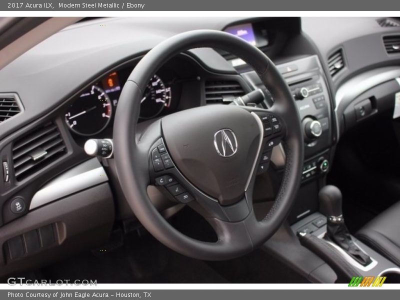Modern Steel Metallic / Ebony 2017 Acura ILX