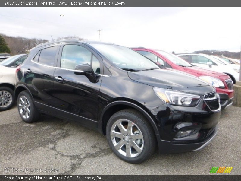  2017 Encore Preferred II AWD Ebony Twilight Metallic