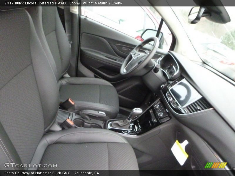 Ebony Twilight Metallic / Ebony 2017 Buick Encore Preferred II AWD