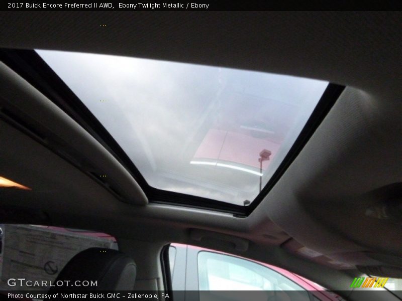 Ebony Twilight Metallic / Ebony 2017 Buick Encore Preferred II AWD