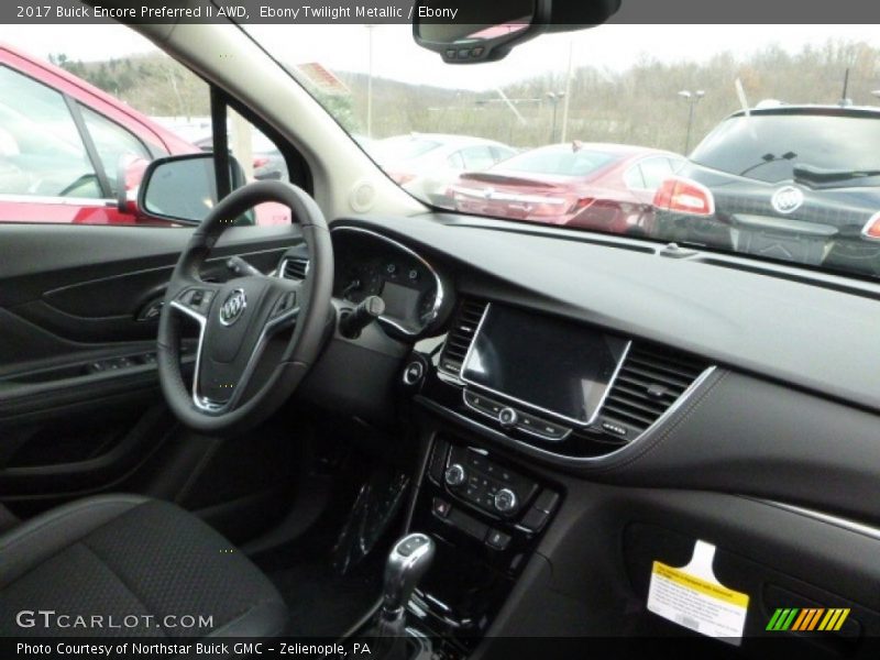 Ebony Twilight Metallic / Ebony 2017 Buick Encore Preferred II AWD