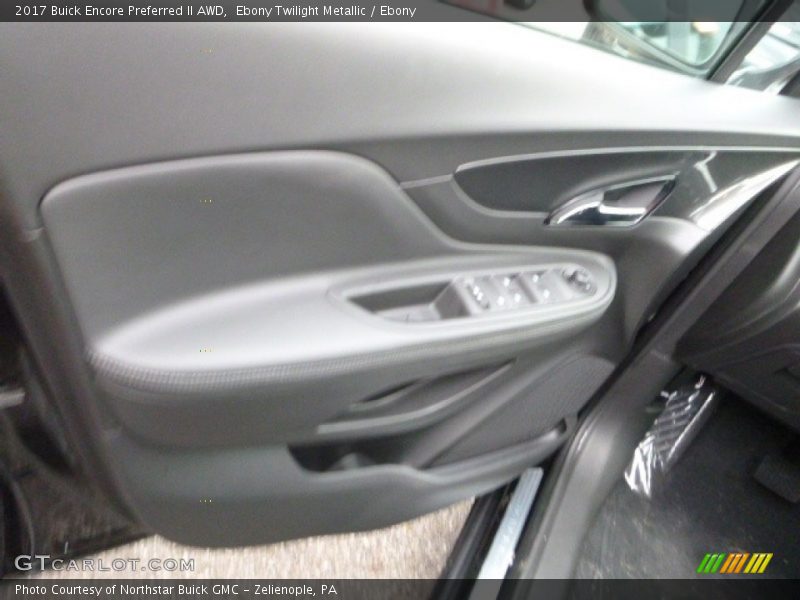 Ebony Twilight Metallic / Ebony 2017 Buick Encore Preferred II AWD