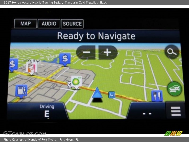 Navigation of 2017 Accord Hybrid Touring Sedan