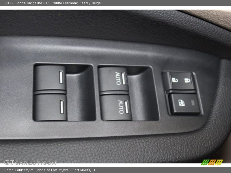 White Diamond Pearl / Beige 2017 Honda Ridgeline RTS
