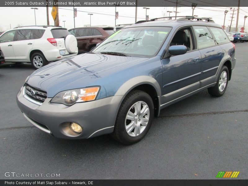 Atlantic Blue Pearl / Off Black 2005 Subaru Outback 2.5i Limited Wagon
