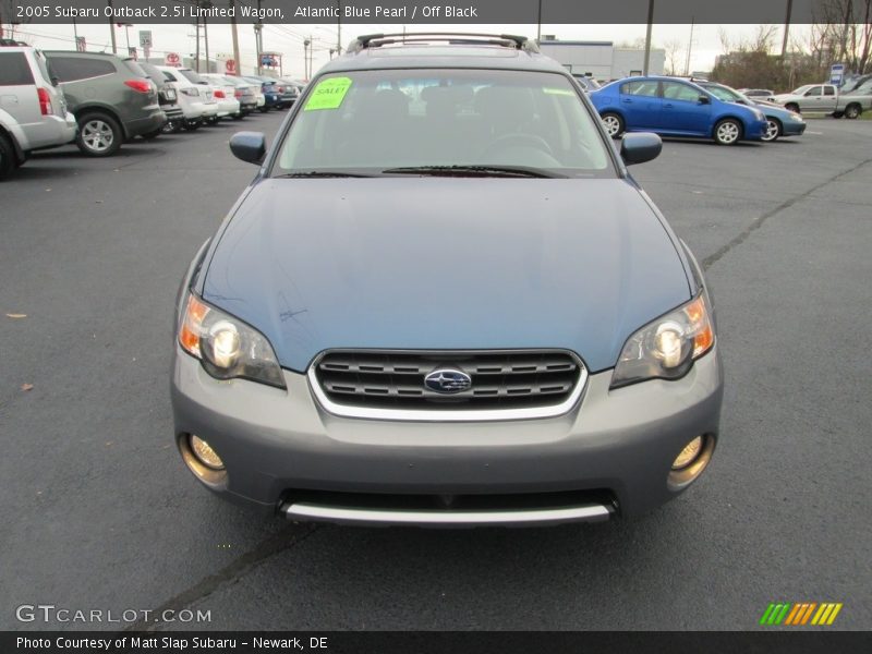 Atlantic Blue Pearl / Off Black 2005 Subaru Outback 2.5i Limited Wagon