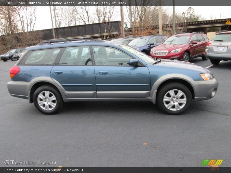 Atlantic Blue Pearl / Off Black 2005 Subaru Outback 2.5i Limited Wagon