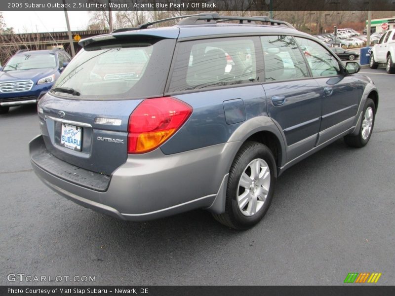 Atlantic Blue Pearl / Off Black 2005 Subaru Outback 2.5i Limited Wagon