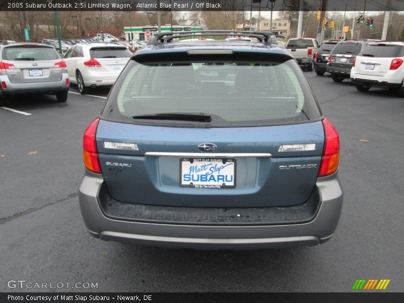 Atlantic Blue Pearl / Off Black 2005 Subaru Outback 2.5i Limited Wagon