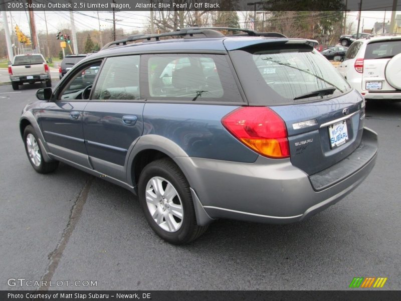 Atlantic Blue Pearl / Off Black 2005 Subaru Outback 2.5i Limited Wagon