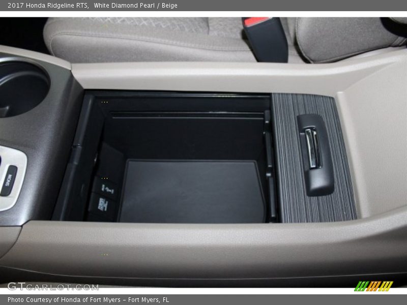 White Diamond Pearl / Beige 2017 Honda Ridgeline RTS