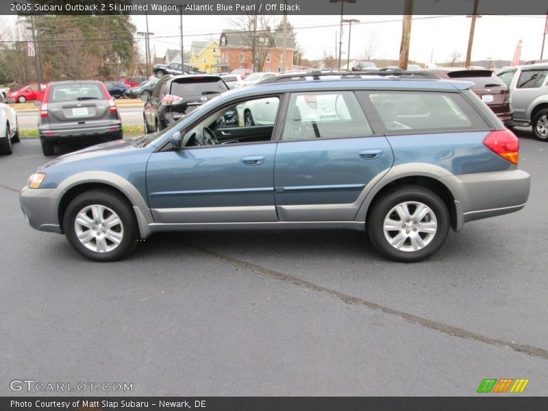 Atlantic Blue Pearl / Off Black 2005 Subaru Outback 2.5i Limited Wagon