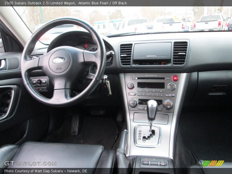Atlantic Blue Pearl / Off Black 2005 Subaru Outback 2.5i Limited Wagon