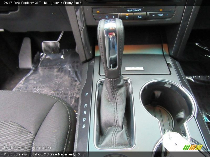 Blue Jeans / Ebony Black 2017 Ford Explorer XLT