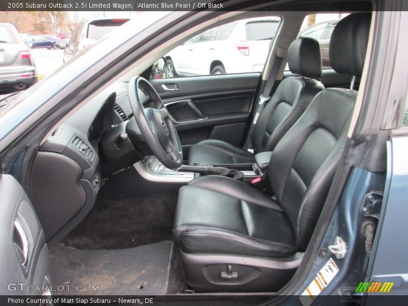 Atlantic Blue Pearl / Off Black 2005 Subaru Outback 2.5i Limited Wagon