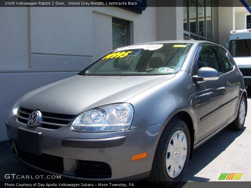 United Grey Metallic / Anthracite Black 2008 Volkswagen Rabbit 2 Door