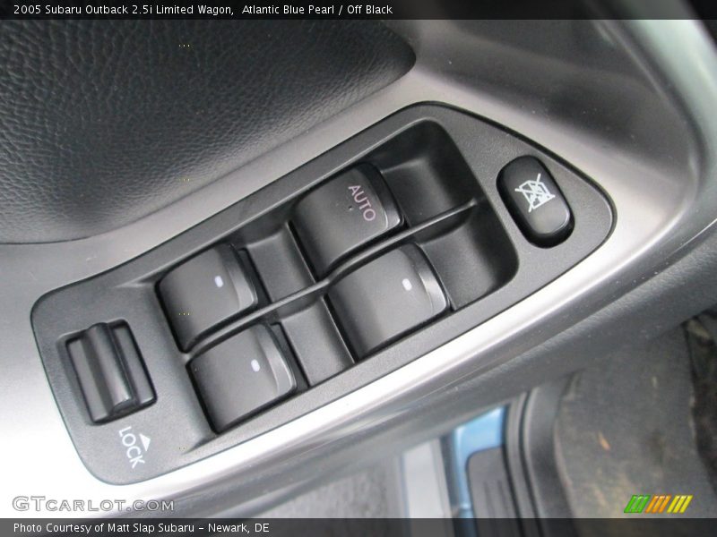 Atlantic Blue Pearl / Off Black 2005 Subaru Outback 2.5i Limited Wagon