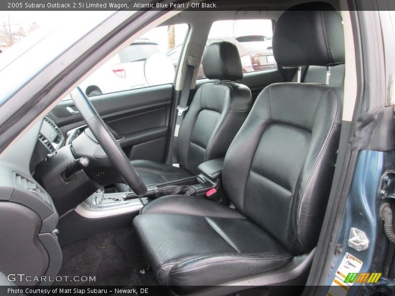 Atlantic Blue Pearl / Off Black 2005 Subaru Outback 2.5i Limited Wagon