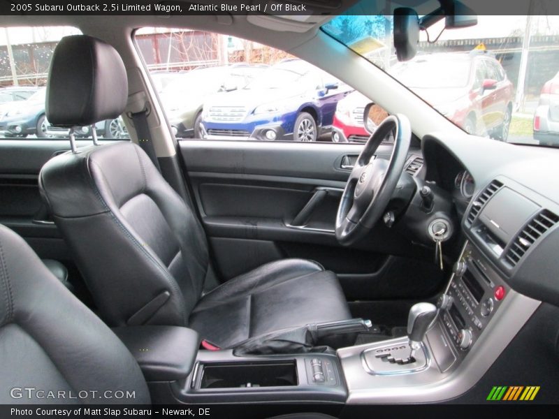 Atlantic Blue Pearl / Off Black 2005 Subaru Outback 2.5i Limited Wagon
