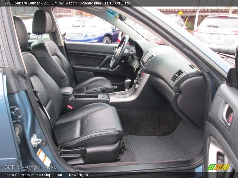 Atlantic Blue Pearl / Off Black 2005 Subaru Outback 2.5i Limited Wagon