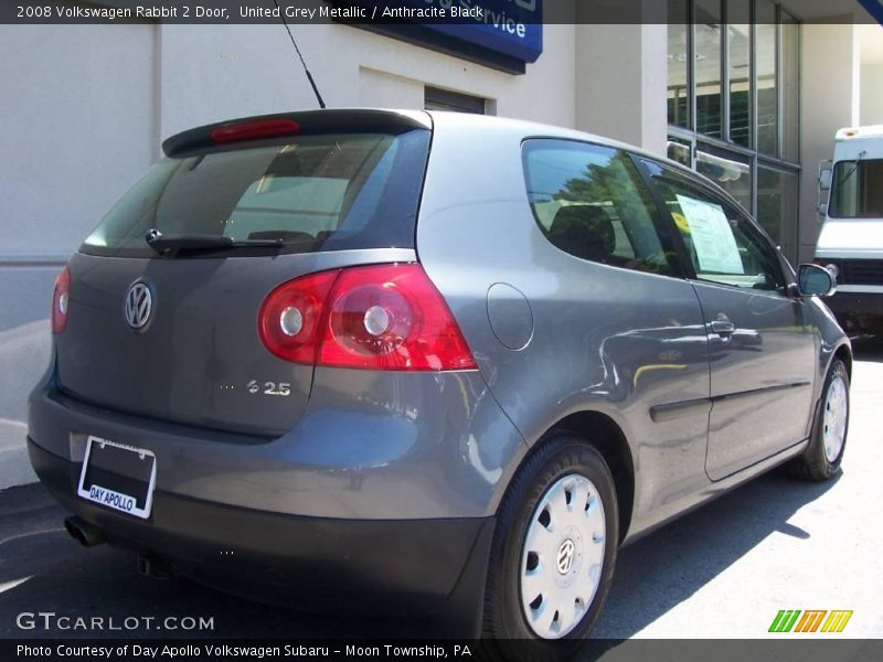 United Grey Metallic / Anthracite Black 2008 Volkswagen Rabbit 2 Door