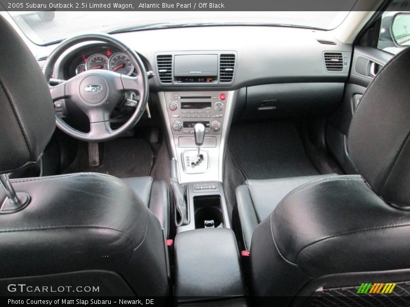 Atlantic Blue Pearl / Off Black 2005 Subaru Outback 2.5i Limited Wagon