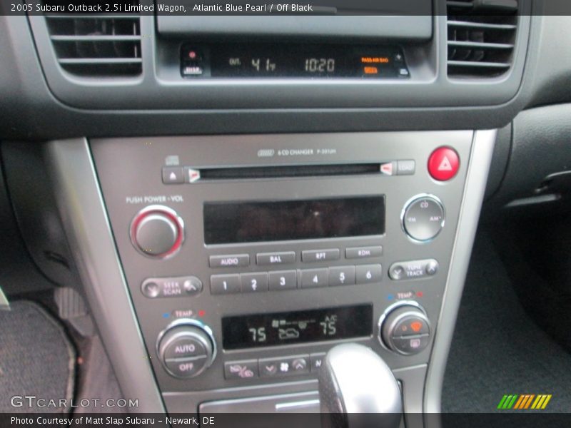 Atlantic Blue Pearl / Off Black 2005 Subaru Outback 2.5i Limited Wagon
