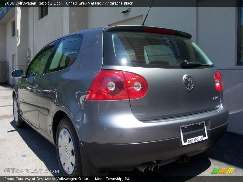 United Grey Metallic / Anthracite Black 2008 Volkswagen Rabbit 2 Door