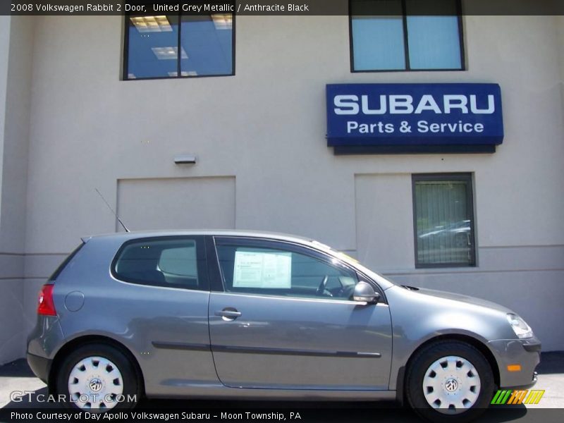 United Grey Metallic / Anthracite Black 2008 Volkswagen Rabbit 2 Door