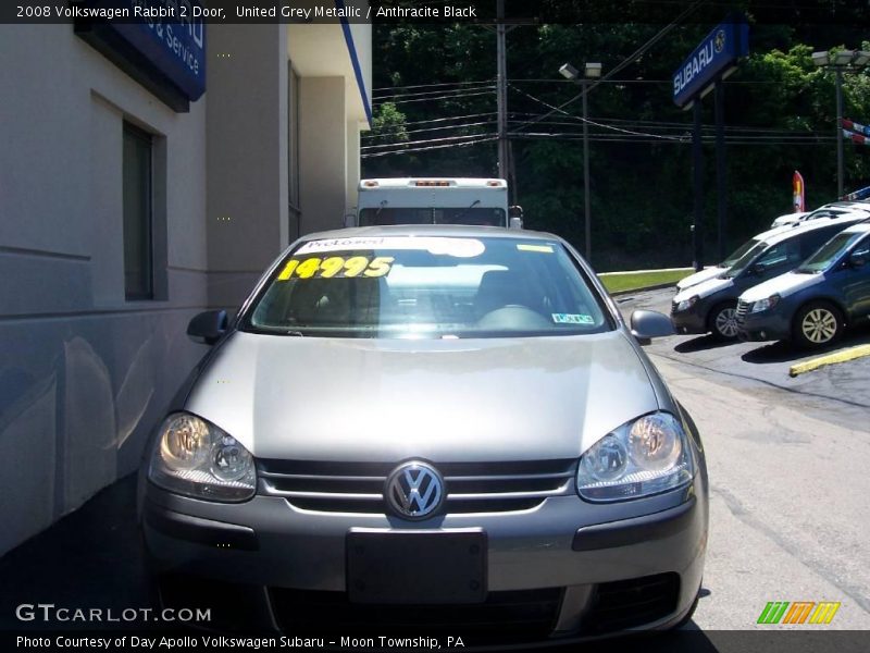 United Grey Metallic / Anthracite Black 2008 Volkswagen Rabbit 2 Door