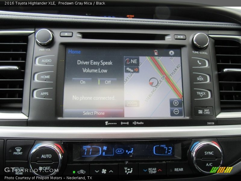 Predawn Gray Mica / Black 2016 Toyota Highlander XLE