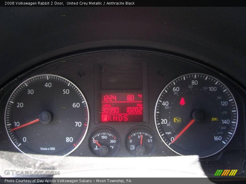 United Grey Metallic / Anthracite Black 2008 Volkswagen Rabbit 2 Door