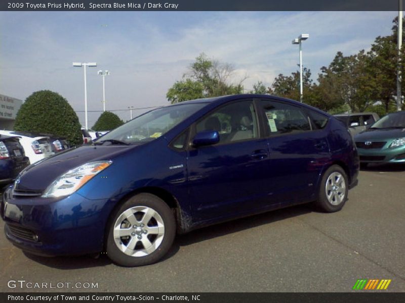 Spectra Blue Mica / Dark Gray 2009 Toyota Prius Hybrid
