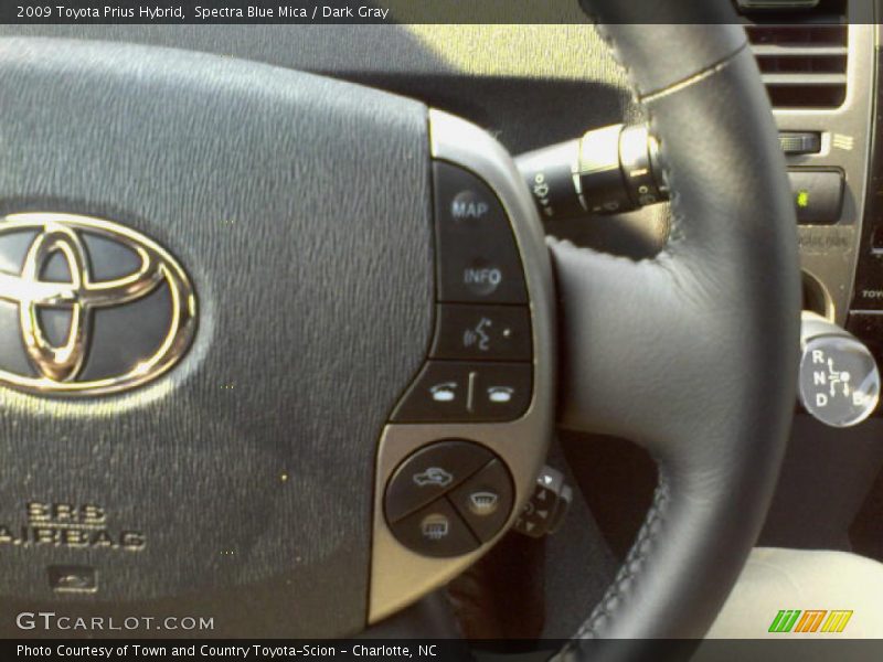 Spectra Blue Mica / Dark Gray 2009 Toyota Prius Hybrid