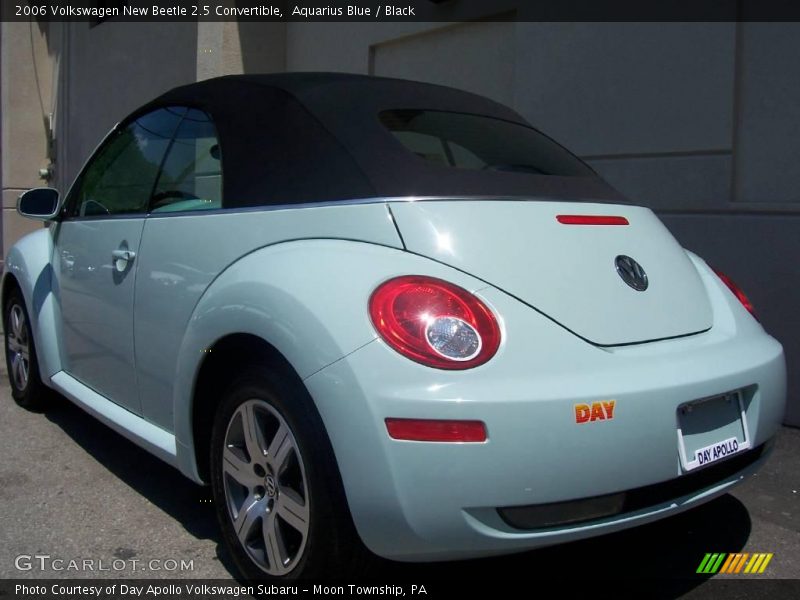 Aquarius Blue / Black 2006 Volkswagen New Beetle 2.5 Convertible