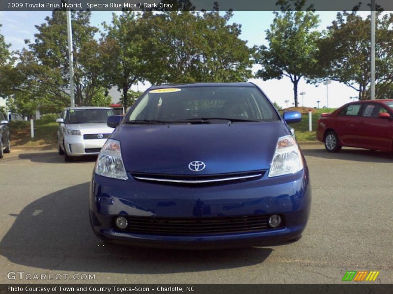 Spectra Blue Mica / Dark Gray 2009 Toyota Prius Hybrid