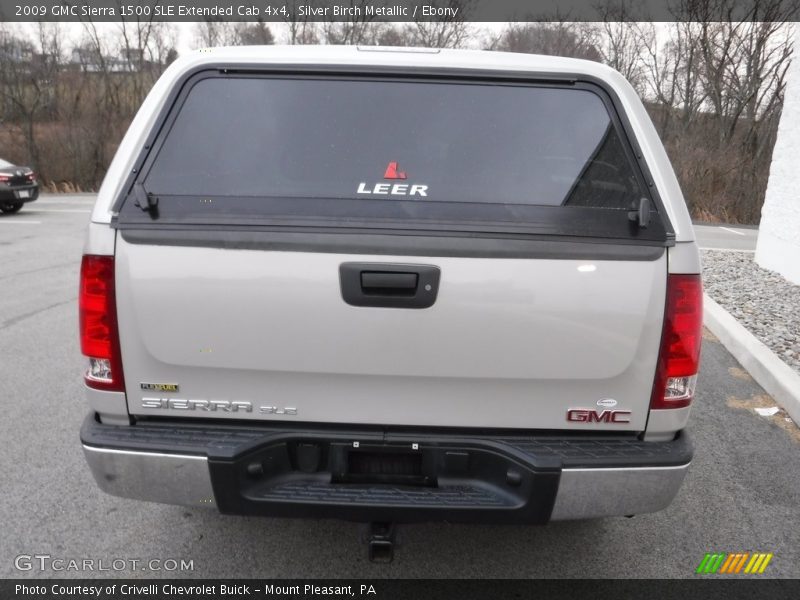 Silver Birch Metallic / Ebony 2009 GMC Sierra 1500 SLE Extended Cab 4x4