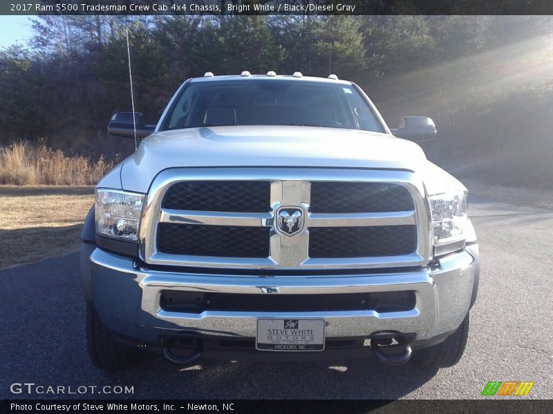 Bright White / Black/Diesel Gray 2017 Ram 5500 Tradesman Crew Cab 4x4 Chassis