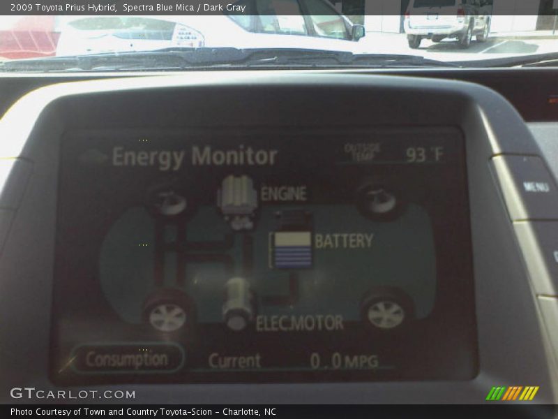 Spectra Blue Mica / Dark Gray 2009 Toyota Prius Hybrid