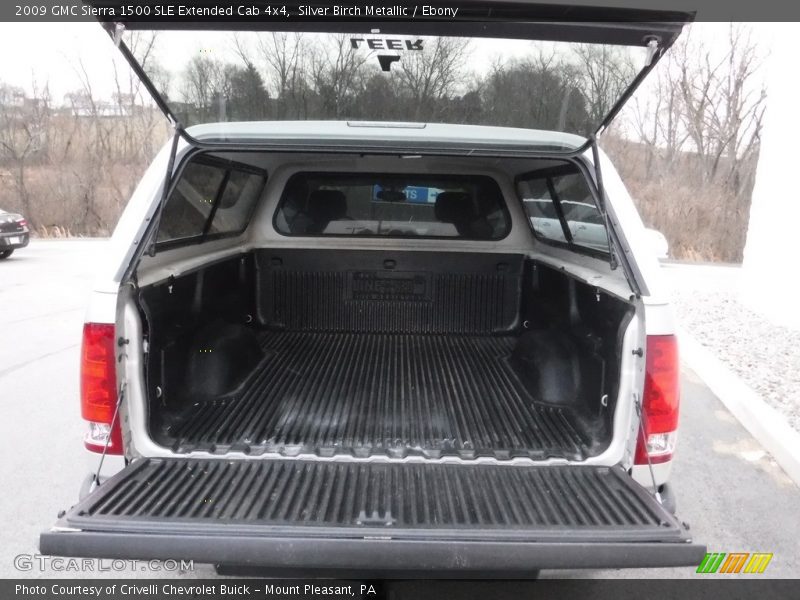 Silver Birch Metallic / Ebony 2009 GMC Sierra 1500 SLE Extended Cab 4x4